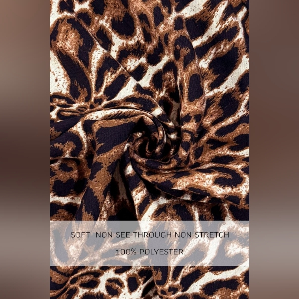 Chic Leopard Print Pocketed Jumpsuit - Picture 8 of 8